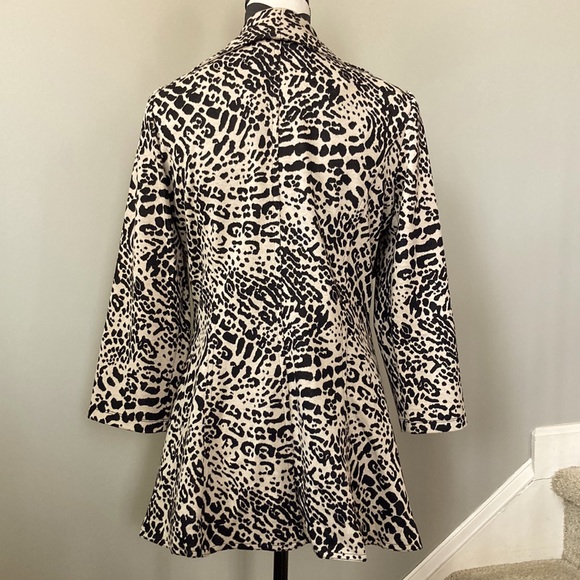 Calvin Klein Animal Print Open Jacket - Picture 6 of 7